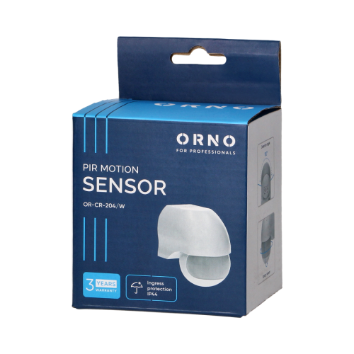 Czujnik ruchu 180 stopni IP44 1200W biały – zdjęcie 1