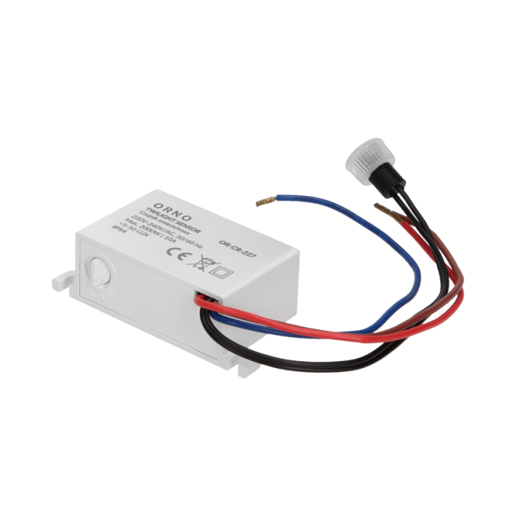 Czujnik zmierzchu z zewnętrzną sondą IP54 5-50lux – zdjęcie 6
