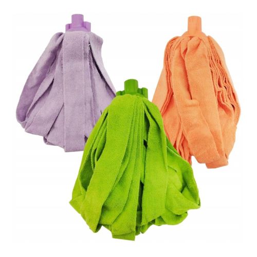 Mop z mikrofibry Ravi Professional multikolor do czyszczenia podłóg – zdjęcie 1