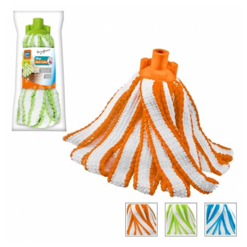 Zapas do mopa paskowego DUO COLOR mikrofibra do czyszczenia podłóg – zdjęcie 2