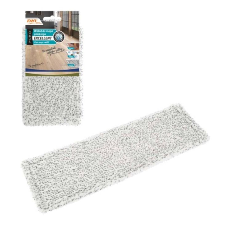 Wkład do mopa płaskiego Puro Excellent mikrofibra uniwersalny – zdjęcie 1