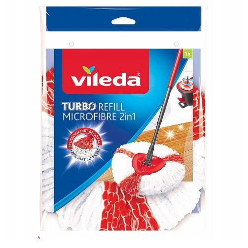 Wkład do mopa obrotowego Vileda Easy Wring & Clean Turbo 2w1 mikrofibra – zdjęcie 1