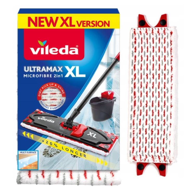 Wkład do mopa płaskiego Vileda Ultramax XL 42cm mikrowłókna – zdjęcie 1