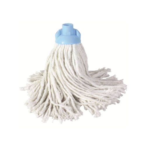 Końcówka do mopa sznurkowego Jotta Coloris cotton mała bawełniana biało-niebieska – zdjęcie 1