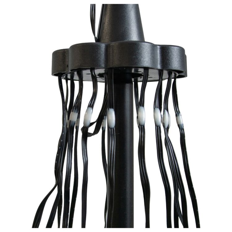 Choinka LED 180 cm RGB 250 diod metalowy stelaż pilot aplikacja muzyka – zdjęcie 11