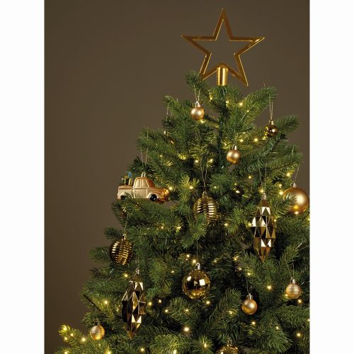 Zestaw bombki choinkowe mix różne kształty nietłukące 67el. – zdjęcie 2