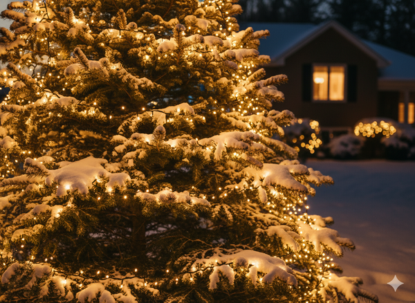 Girlanda świetlna LED 25 m 500 diod ciepła biel zielony przewód IP44 8-funkcyjna z timerem do ogrodu – zdjęcie 3