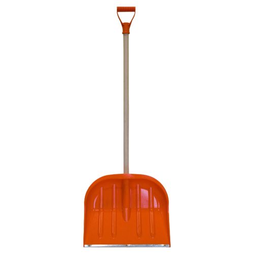 Łopata do śniegu Profil 48 cm z okuciem stalowym i trzonkiem drewnianym – zdjęcie 1