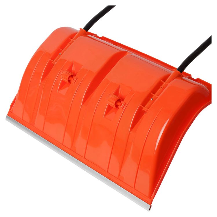 Zgarniacz do śniegu 79 cm z rolkami metalową listwą i uchwytem metalowym – zdjęcie 3