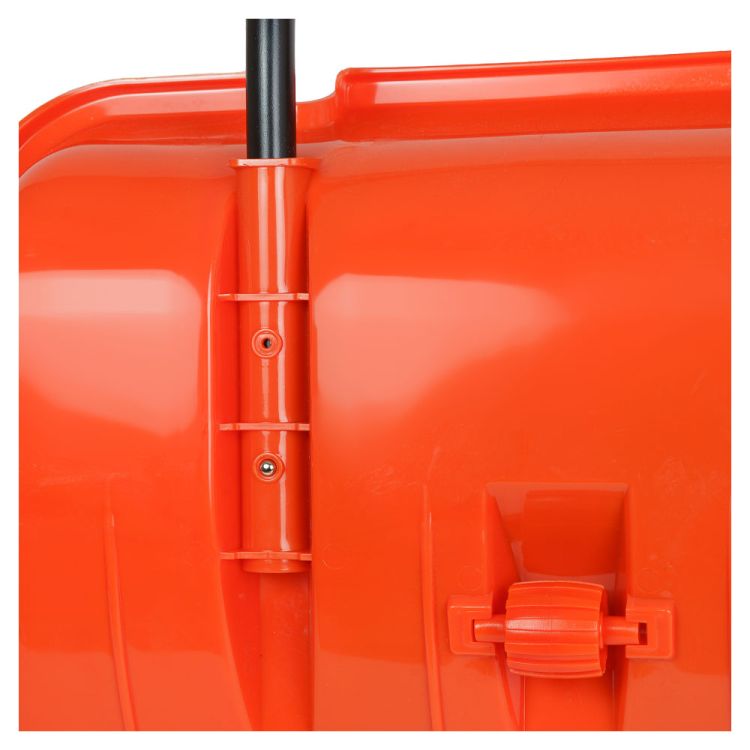 Zgarniacz do śniegu 79 cm z rolkami metalową listwą i uchwytem metalowym – zdjęcie 4