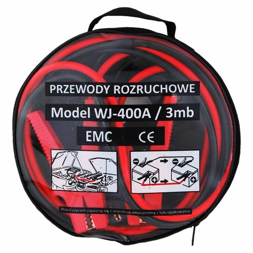 Przewody rozruchowe samochodowe izolowane zaciski 400A kabel rozruchowy
