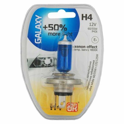 Żarówka halogenowa reflektorowa Profast H4 55W Blue Galaxy 5000K