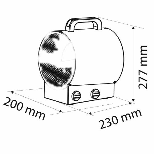 Nagrzewnica elektryczna NEO Tools 90-065 2000W przemysłowa z termostatem