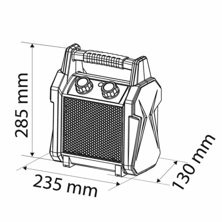 Nagrzewnica elektryczna NEO Tools 90-061 3000W ceramiczna PTC przemysłowa