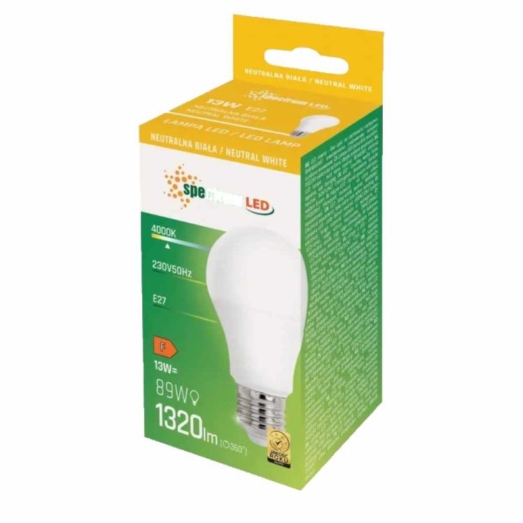Żarówka LED Spectrum A60 13W E27 1320lm 4000K neutralna biała