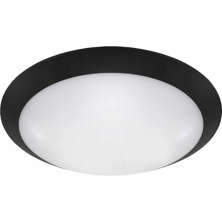 Plafon sufitowy hermetyczny IP65 2xE27 czarny IK10 – zdjęcie 1