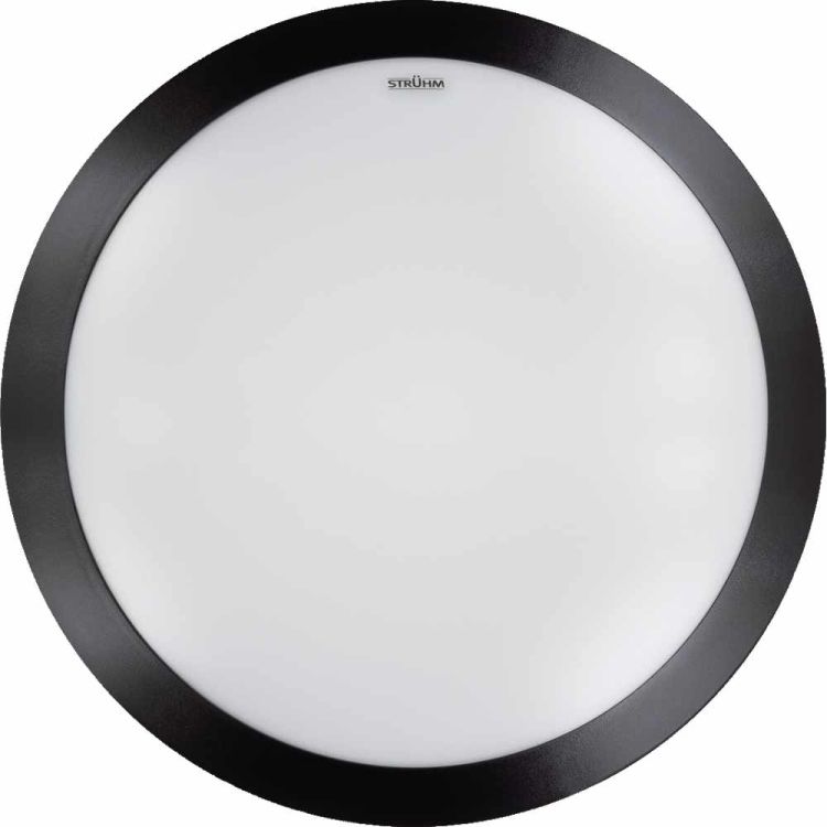 Plafon sufitowy hermetyczny IP65 2xE27 czarny IK10 – zdjęcie 2