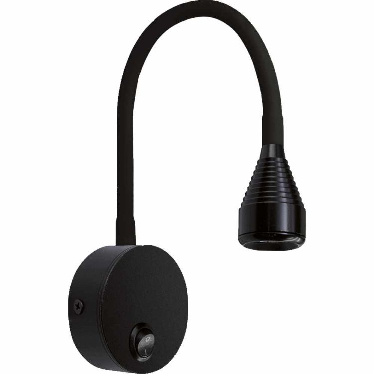 Kinkiet LED Strühm Pola LED 3,5W 4100K czarny neutralna biel – zdjęcie 1