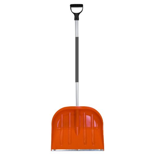 Łopata do śniegu Laguz Profil Alu Plus 48 cm z metalowym trzonkiem i uchwytem D – zdjęcie 2