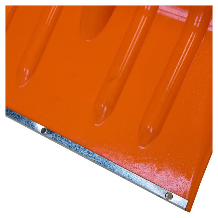 Łopata do śniegu Laguz Profil Alu Plus 48 cm z metalowym trzonkiem i uchwytem D – zdjęcie 4