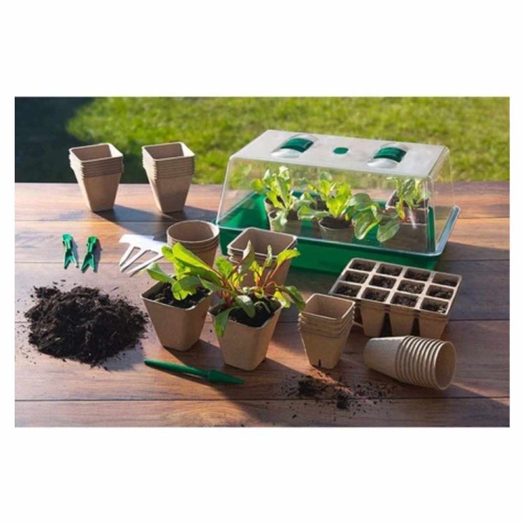 Paletki doniczek torfowych 3x4 15,5x11,5x5 cm biodegradowalne do rozsady zestaw 10 sztuk