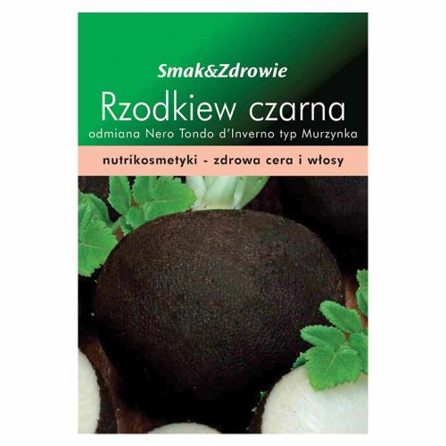 Rzodkiew czarna Smak & Zdrowie Murzynka nasiona do uprawy gruntowej