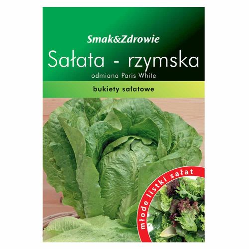 Sałata rzymska Smak & Zdrowie Paris White nasiona do uprawy gruntowej