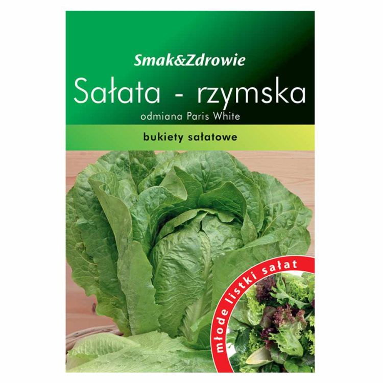 Sałata rzymska Smak & Zdrowie Paris White nasiona do uprawy gruntowej