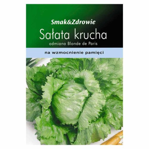 Sałata krucha Smak & Zdrowie Blonde de Paris nasiona do uprawy gruntowej