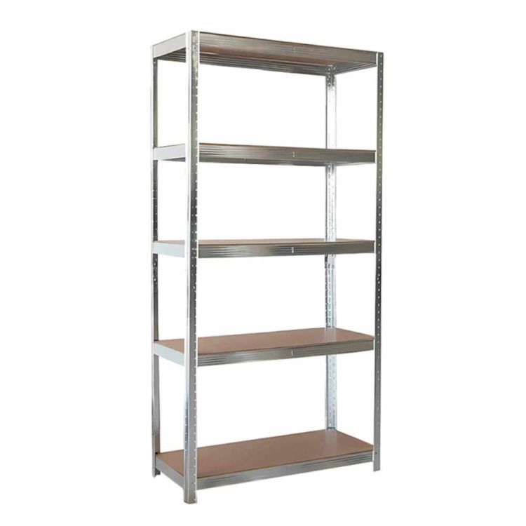 Regał metalowy magazynowy ocynkowany 180x75x35 cm 5 półek 150kg wciskany