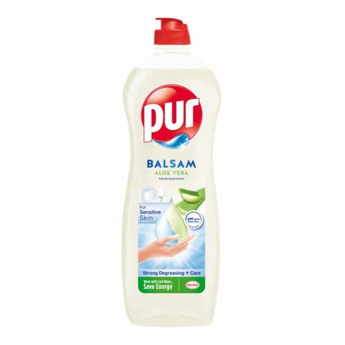 Płyn do mycia naczyń Pur Balsam Aloe Vera 750 ml skoncentrowany neutralne pH w butelce – zdjęcie 1