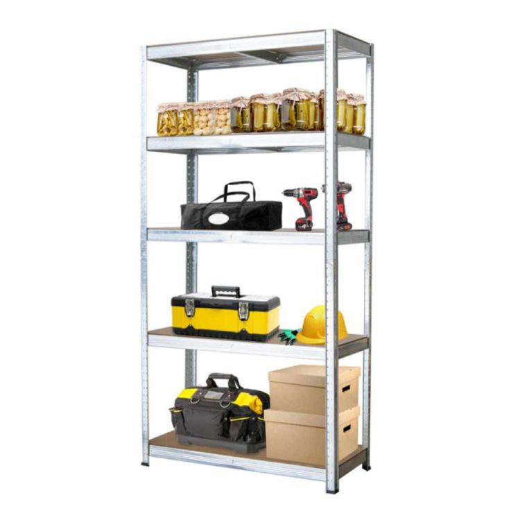 Regał metalowy magazynowy ocynkowany 180x90x40cm 5 półek 175kg