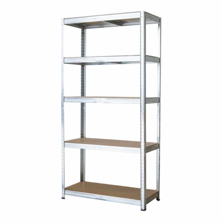 Regał metalowy magazynowy 180 x 90 x 40 cm ocynkowany 5 półek 175 kg – zdjęcie 1