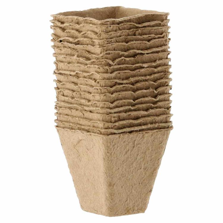 Doniczki torfowe biodegradowalne 8cm 18szt Garden Line – zdjęcie 1