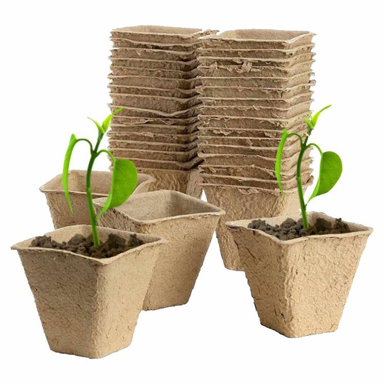 Doniczki torfowe biodegradowalne 8cm 18szt Garden Line – zdjęcie 2