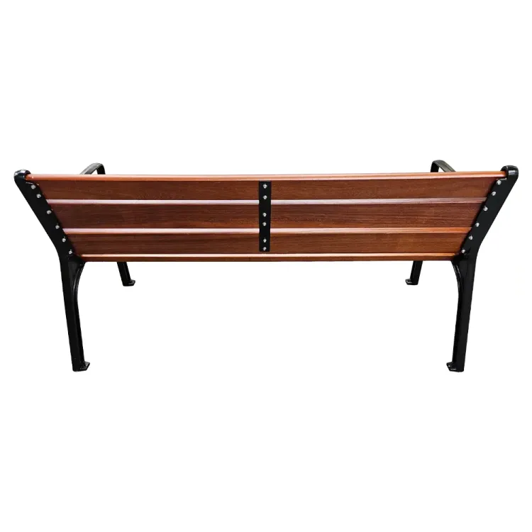 Ławka ogrodowa 150 cm aluminiowa z podłokietnikami z drewnem jatoba Serpent Tree Exclucive