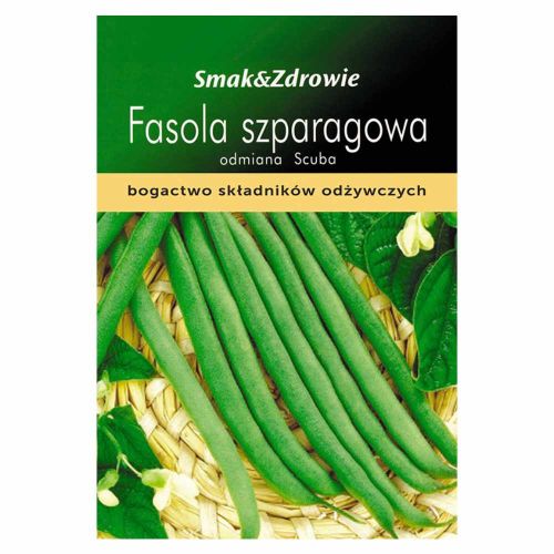 Nasiona fasola szparagowa Smak&Zdrowie Scuba 75szt. wczesna karłowa do gruntu