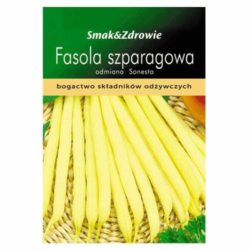 Nasiona fasola szparagowa Smak&Zdrowie Sonesta 100szt. karłowa żółta do gruntu