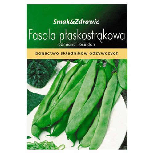 Nasiona fasola szparagowa Smak&Zdrowie Poseidon 50szt. karłowa zielona do gruntu