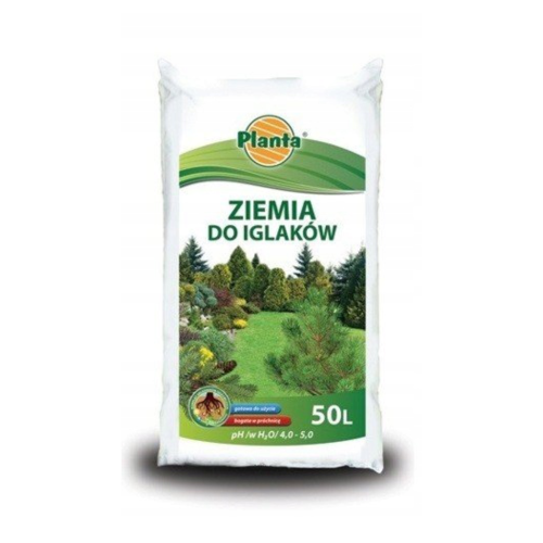 Ziemia do iglaków Planta 50L kwaśne podłoże ogrodowe do tui, świerków i cyprysów – zdjęcie 1