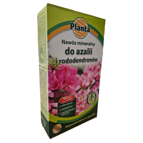 Nawóz mineralny Planta do azalii i rododendronów 1kg granulowany NPK – zdjęcie 1