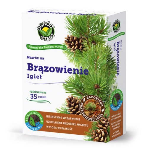 Nawóz mineralny brązowienie igieł Mg S 1kg granulat Ogród Start – zdjęcie 1