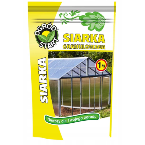 Siarka granulowana 1kg nawóz Ogród Start do zakwaszania gleby – zdjęcie 2
