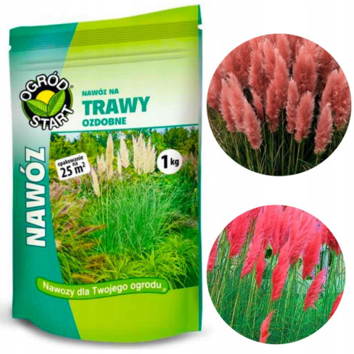 Nawóz mineralny Ogród Start do traw ozdobnych 1kg 25m2 – zdjęcie 2