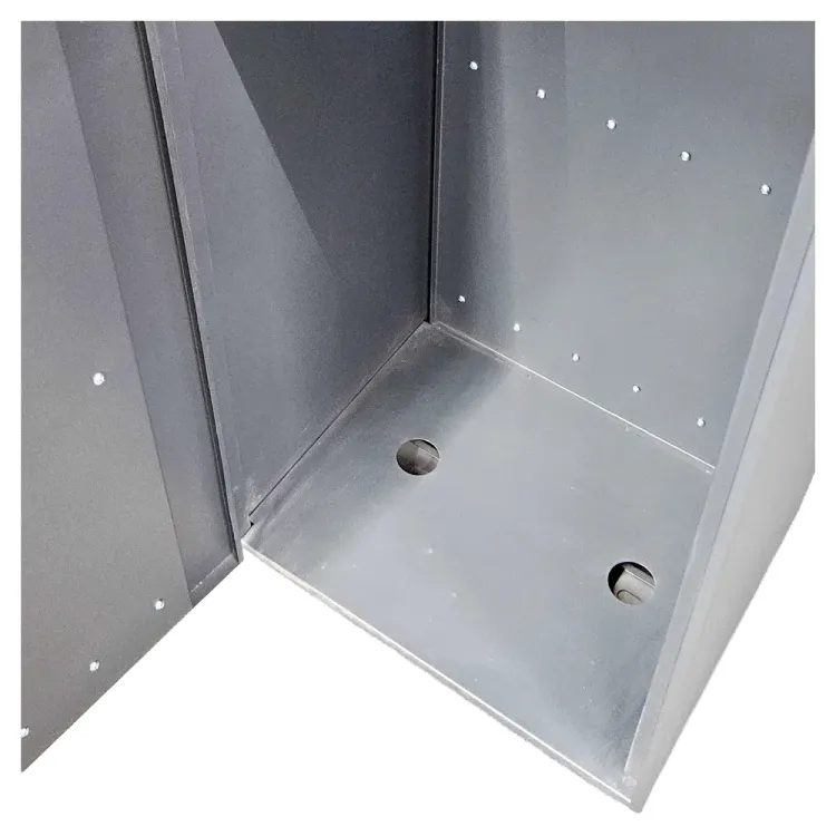 Kosz na śmieci ogrodowy szary 55L stal nierdzewna bez popielniczki z drewnem jatoba Serpent Tree Exclusive