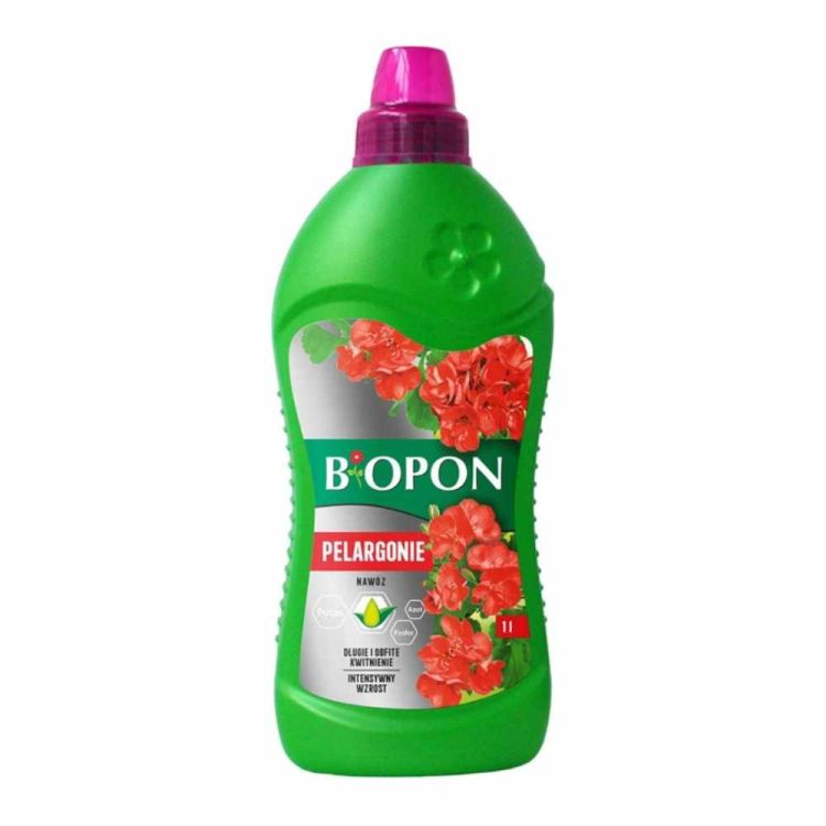 Nawóz do pelargonii Biopon 1l płynny mineralny do podlewania i dolistny