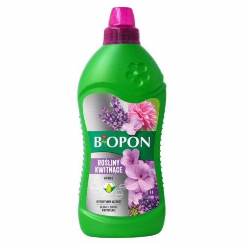 Nawóz do roślin kwitnących Biopon 1l płynny mineralny do podlewania i dolistny