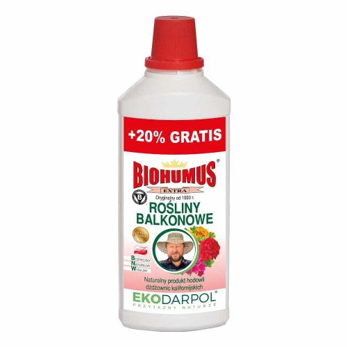 Nawóz do roślin balkonowych Ekodarpol Biohumus Extra 1,2l naturalny płynny z wermikompostu