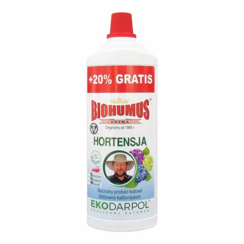 Nawóz do hortensji Ekodarpol Biohumus Extra 1,2l naturalny płynny z wermikompostu