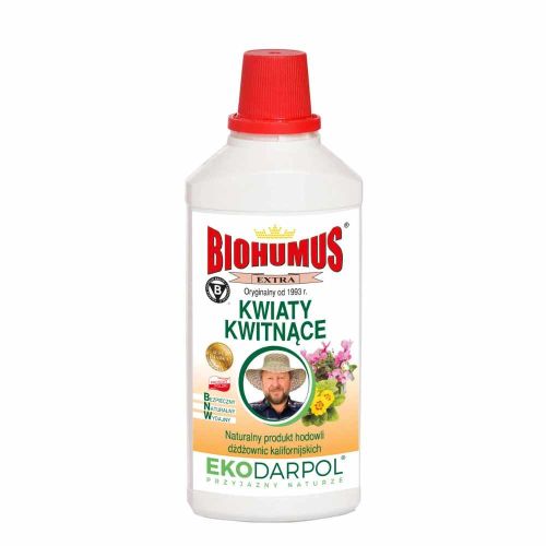 Nawóz do roślin kwitnących Ekodarpol Biohumus Extra 1,2l naturalny płynny z wermikompostu